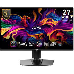 MSI MAG 271QPX QD-OLED E2 computer monitor 67,3 cm (26.5") 2560 x 1440 Pixels Wide Quad HD QDOLED Zwart