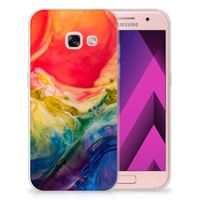 Hoesje maken Samsung Galaxy A3 2017 Watercolor Dark - thumbnail