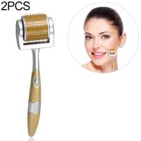 2 stuks ZGTS192 titanium legering Microneedle Facial Repair nano roller instrument specificatie: 0.75 MM
