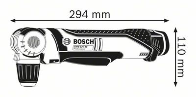 Bosch Professional 0601390908 Haakse accuboormachine 10.8 V