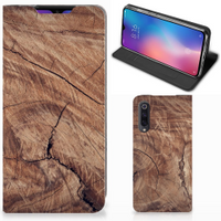 Xiaomi Mi 9 Book Wallet Case Tree Trunk - thumbnail