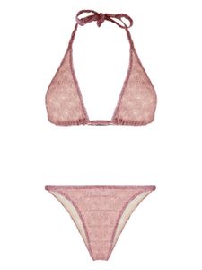 Missoni bikini en maille métallisée - Rose