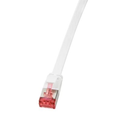 LogiLink CF2081S RJ45 Netwerkkabel, patchkabel CAT 6 U/FTP 7.50 m Wit Vergulde steekcontacten 1 stuk(s)