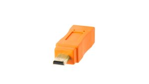 Tether Tools USB-kabel USB-mini-B stekker, USB-A stekker 4.60 m Oranje CU8015-ORG