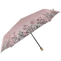 Perletti Paraplu Dames 54 Cm Polyester/hout Roze 2-delig