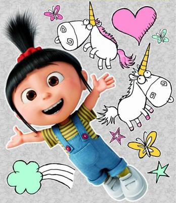 Universal muurstickers Despicable Me Agnes 2 stickervellen Universal muurstickers Despicable Me Agnes 2 stickervellen