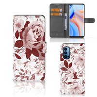 Hoesje OPPO Reno 4 Pro 5G Watercolor Flowers - thumbnail