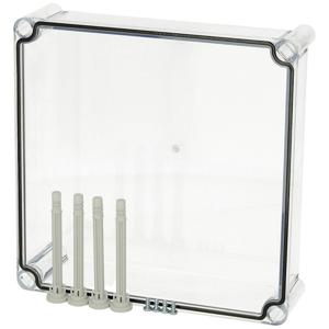 Fibox Cover, PC Transparent 3720558 Universele behuizing 280 x 280 x 80 Polycarbonaat Grijs-wit (RAL 7035) 1 stuk(s)