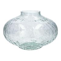 Bloemenvaas Urban - helder transparant glas - D31 x H20 cm - decoratieve vaas - bloemen/takken