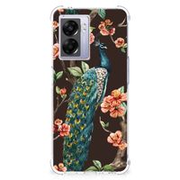 OPPO A77 5G | A57 5G Case Anti-shock Pauw met Bloemen