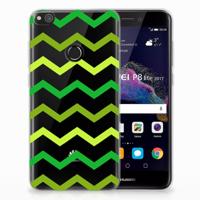 Huawei P8 Lite 2017 TPU bumper Zigzag Groen