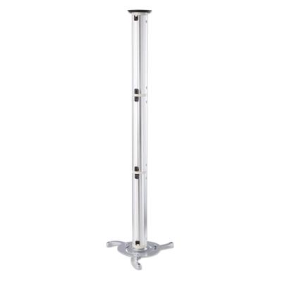 Manhattan 424820 Beamer-plafondbeugel Kantelbaar, Draaibaar Afstand vloer-plafond (max.): 106 cm Zilver