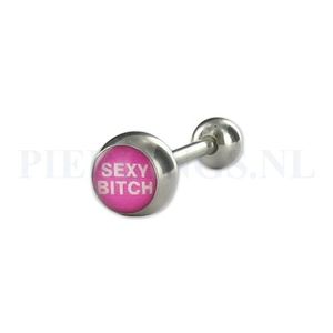 Tongpiercing logo Sexy Bitch