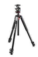 Manfrotto-MK055XPRO3 BHQ2 digitali/videocamere, tripode, colore: nero, Treppiede in alluminio, colore: nero
