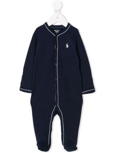 Ralph Lauren Kids pijama à logo brodé - Bleu