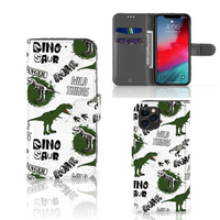 Telefoonhoesje met Pasjes voor Apple iPhone 11 Pro Dinosaurus