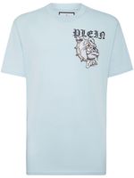 Philipp Plein t-shirt Bulldog en coton - Bleu