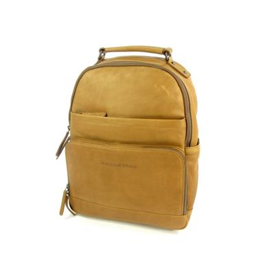 laptop rugzak AUSTIN wax pull up cognac