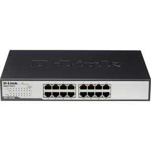 D-Link DGS-1016D/E netwerk-switch Unmanaged Zwart, Metallic