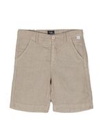 Il Gufo short à patch logo - Marron