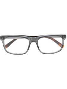 Lacoste lunettes de soleil à monture rectangulaire bicolore - Gris