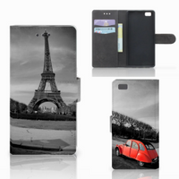 Huawei Ascend P8 Lite Flip Cover Eiffeltoren