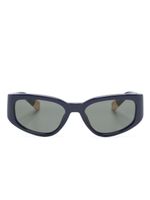 Jacquemus lunettes de soleil à monture rectangulaire - Bleu