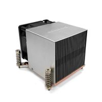 Inter-Tech K-650 Processor Koeler 6 cm Aluminium, Zwart - thumbnail