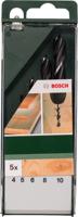 Bosch Accessories 2609255214 Hout-spiraalboorset 5-delig 4 mm, 5 mm, 6 mm, 8 mm, 10 mm Cilinderschacht 1 set(s)