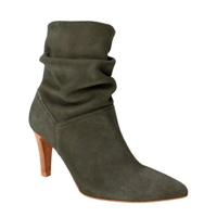 PS Poelman suède enkellaarzen groen