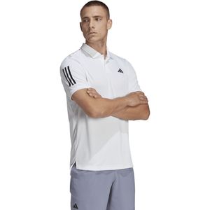 adidas Club 3 Striped Polo