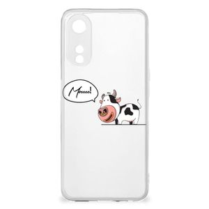 OPPO A78 5G | A58 5G Telefoonhoesje met Naam Cow