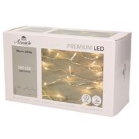 Kerstverlichting warm wit 360 leds met dimmer en timer functie 3600 cm   -