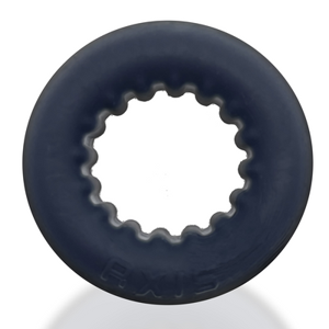 Oxballs Axis - Inner Ribbed Griphold Cockring - Black Ice