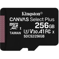 Kingston Technology Canvas Select Plus flashgeheugen 256 GB MicroSDXC Klasse 10 UHS-I