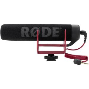 RODE Microphones VideoMic GO Cameramicrofoon Zendmethode:Direct Flitsschoenmontage Microfoon (3.5 mm jackplug), Microfoon (6.3 mm jackplug) Direct