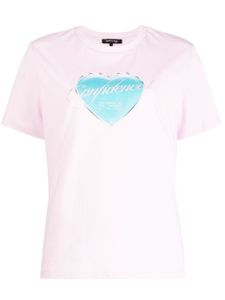 tout a coup t-shirt en coton à imprimé graphique - Rose