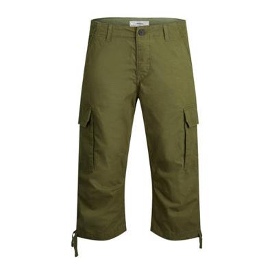 PRODUKT regular fit cargo short olijfgroen