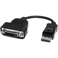 StarTech.com DisplayPort naar DVI-adapter - Actieve conversie - 1920 x 1200 - DisplayPort (DP) naar DVI (DVI-D) actieve converter adapter Single Link voor DVI-D monitor (DP2DVIS)