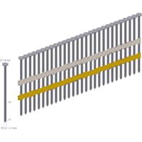 Prebena RK31/90BK Nagel met ronde kop (papiergebonden) Type RK 3000 stuk(s)