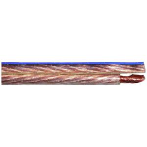 Faber Kabel 0329030200100 Luidsprekerkabel YFAZ 2 x 0.75 mm² Zwart, Transparant per meter