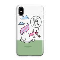 Unicorn: iPhone XS Max Volledig Geprint Hoesje