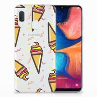 Samsung Galaxy A20e Siliconen Case Icecream