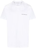 Calvin Klein t-shirt en coton à logo imprimé - Blanc - thumbnail