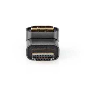 HDMI©-Adapter | HDMI Male / HDMI© Connector | HDMI Female / HDMI© Output | Verguld | 270° Geh