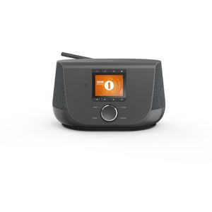 Hama Radio FM, DAB+, DAB, Internet Bluetooth, WiFi, AUX, Internetradio Zwart