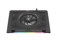 GENESIS Oxid 450 notebook cooling pad 39,6 cm (15.6 ) 2400 RPM Zwart