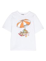 Moschino Kids t-shirt en coton à imprimé Teddy Bear - Blanc - thumbnail