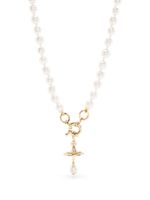 Vivienne Westwood collier serti de perles à pendentif Orb - Blanc - thumbnail