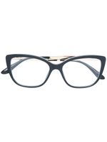 Dolce & Gabbana Eyewear lunettes à monture carrée - Noir - thumbnail